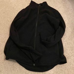 black old navy zipup